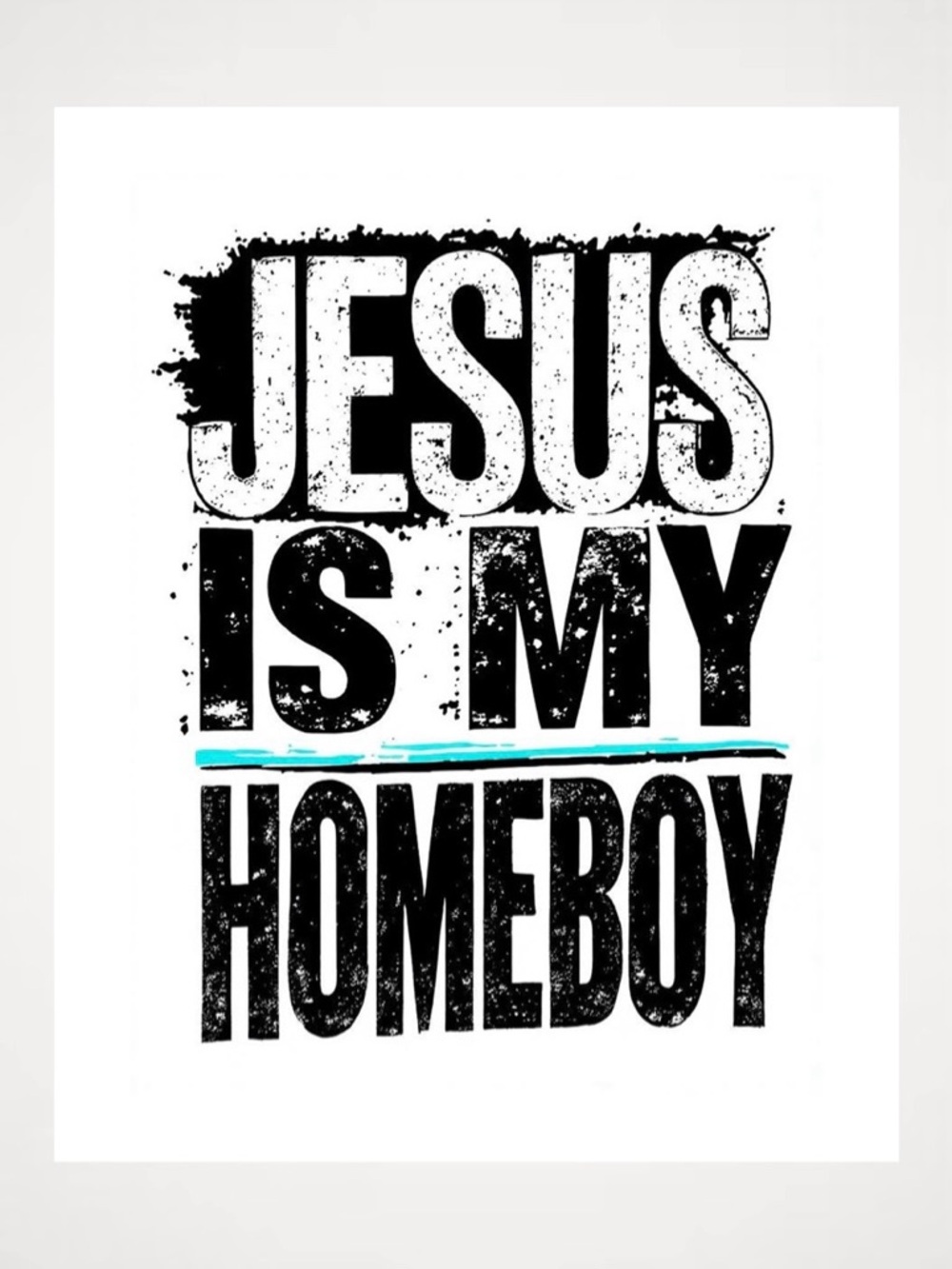DDS Art Print, 8x10, Bible Verse, Paper Print, Unframed, Bold Series